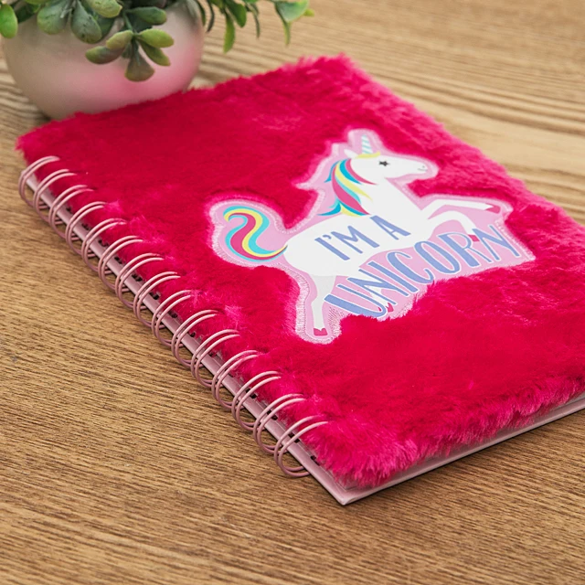 Cooler Designer Dairy Light Up Filler Plush Paper Fancy Notebook