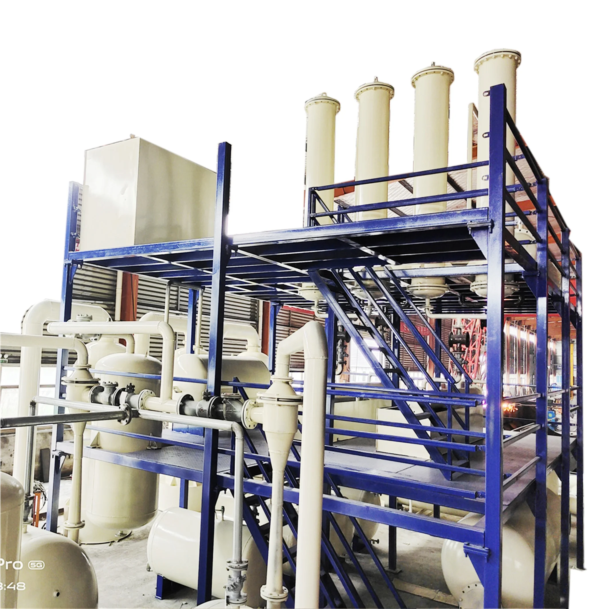 Waste oil distillation equipment, petroleum refining equipment, waste mineral oil refining diesel equipment