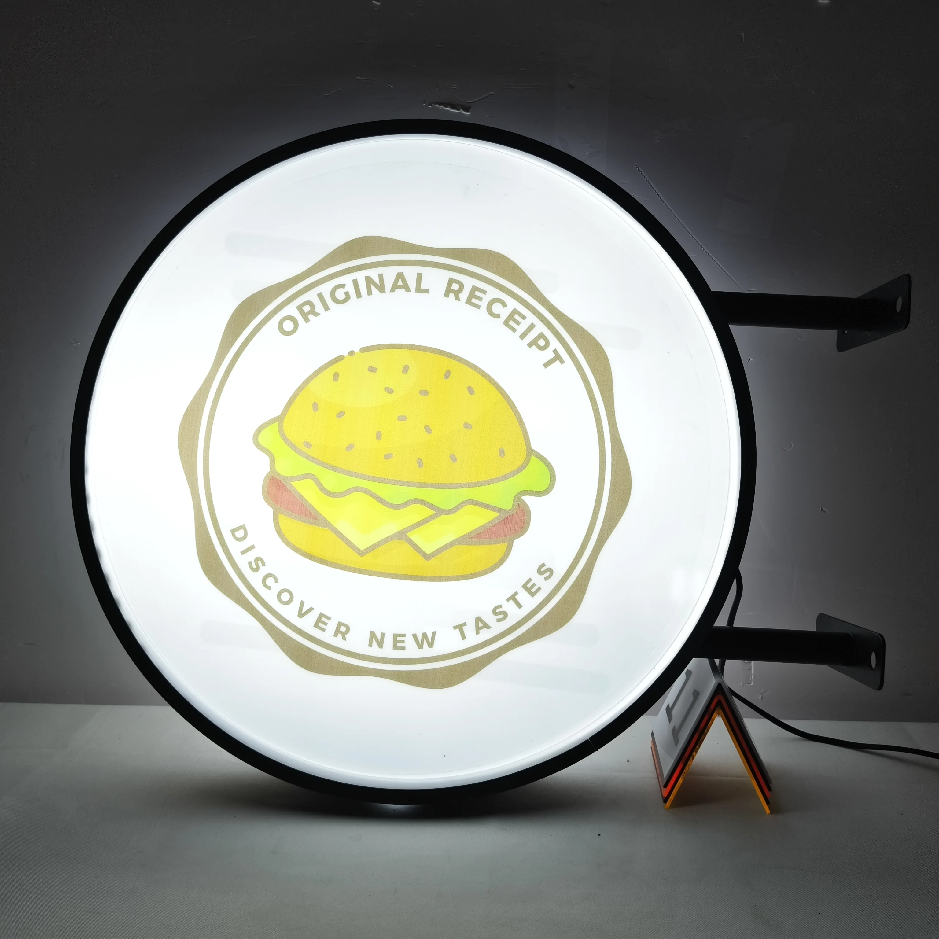 Customized Acrylic Light Box for Beer Advertising Company Blister Shop Signboard
