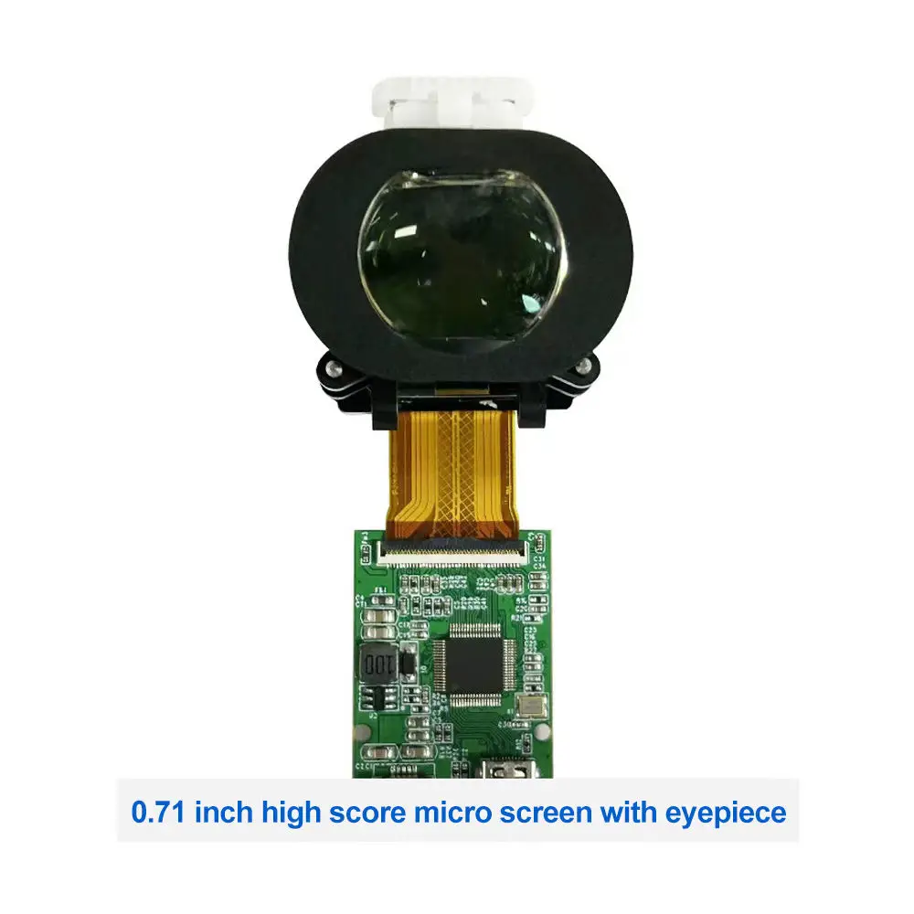 0.71 Inch Hd Resolution 1920*1080 Oled Lcd Display Lvds Interface Micro Headset Instrument Screen Display Manufacturing Factory
