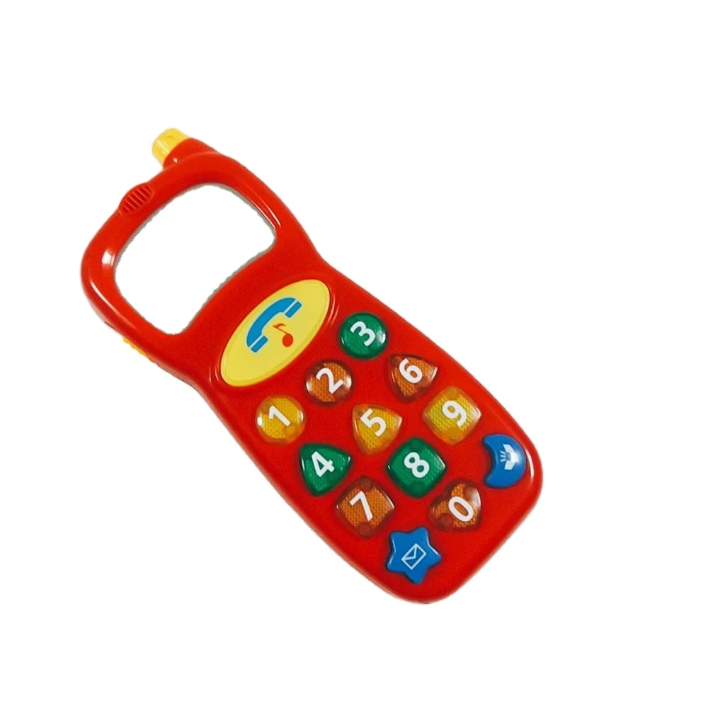 OEM/ODM educational early learning smart plastic electronic music toy mobile phone cellphone baby toy for kids