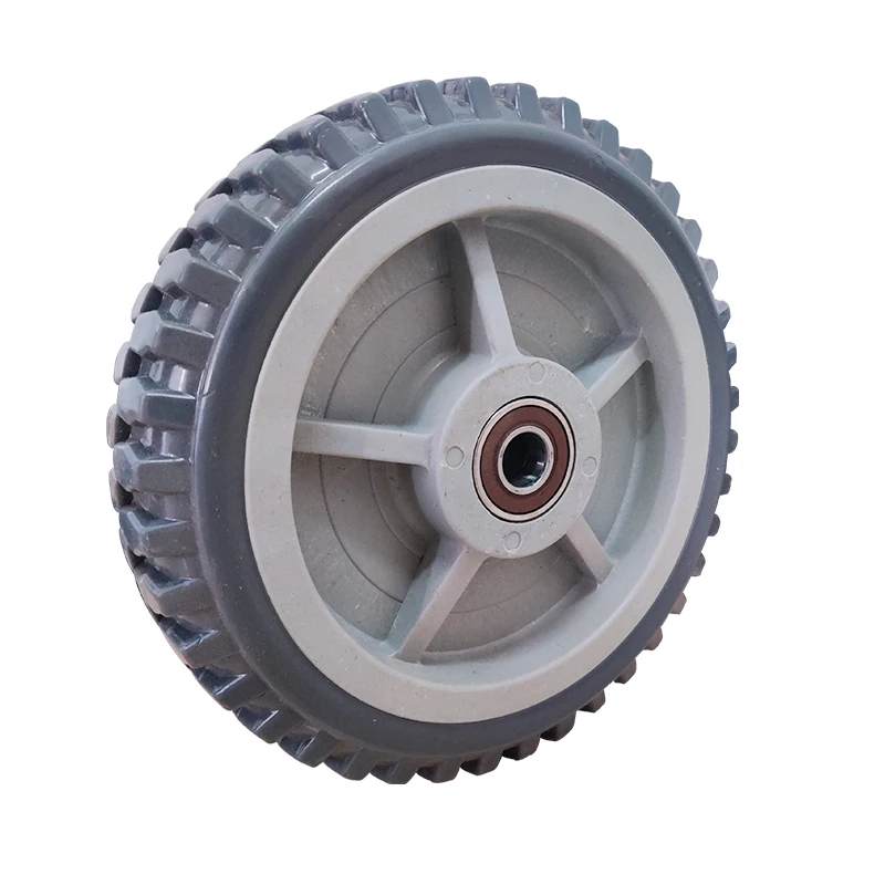 Wholesale  POLYURETHANE castor 4 Inch 5 Inch 6 Inch 8 Inch  Single Rubber Caster Wheel
