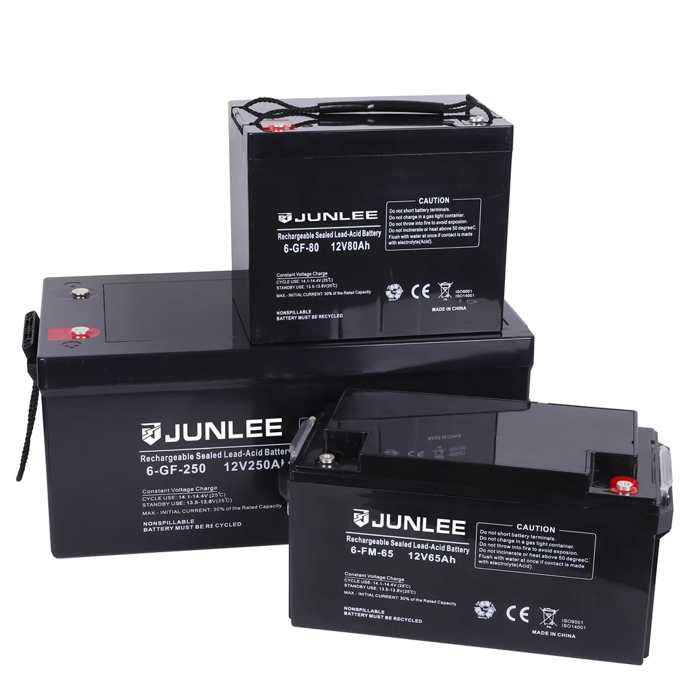 Solar battery wall Junlee 12V 100Ah Deep Cycle Hybrid Lithium Battery for Solar Wind RV Marine Camping UPS Wheelchair