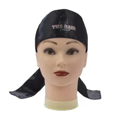 Custom logo silk head wrap for women hairband Bandanas for hair care