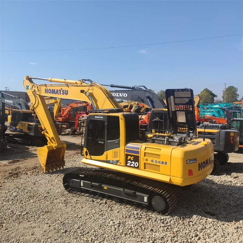 Второй ручной экскаватор 20 тонн 22 тонны PC 35 55 60 70 120 200 210 240 350 360 б/у Komatsu 220