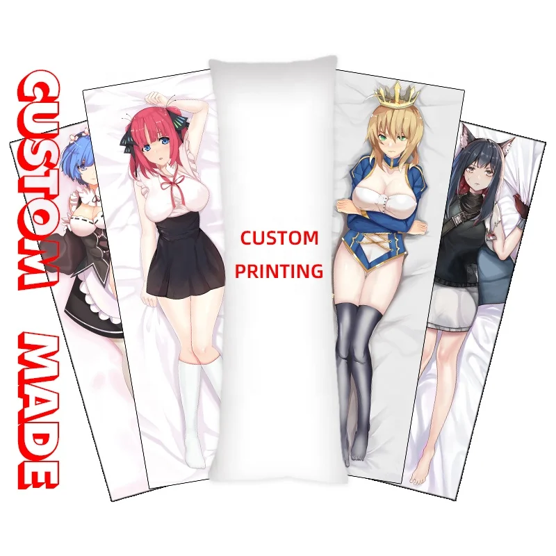 Manufacturers to figure out custom naked anime  body pillow cover