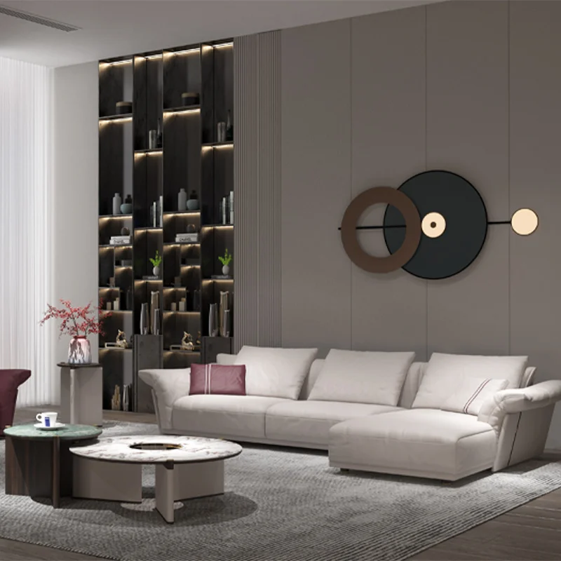 Home furniture custom 3 seater simple modern sofa set l shaped modular sofas for living room