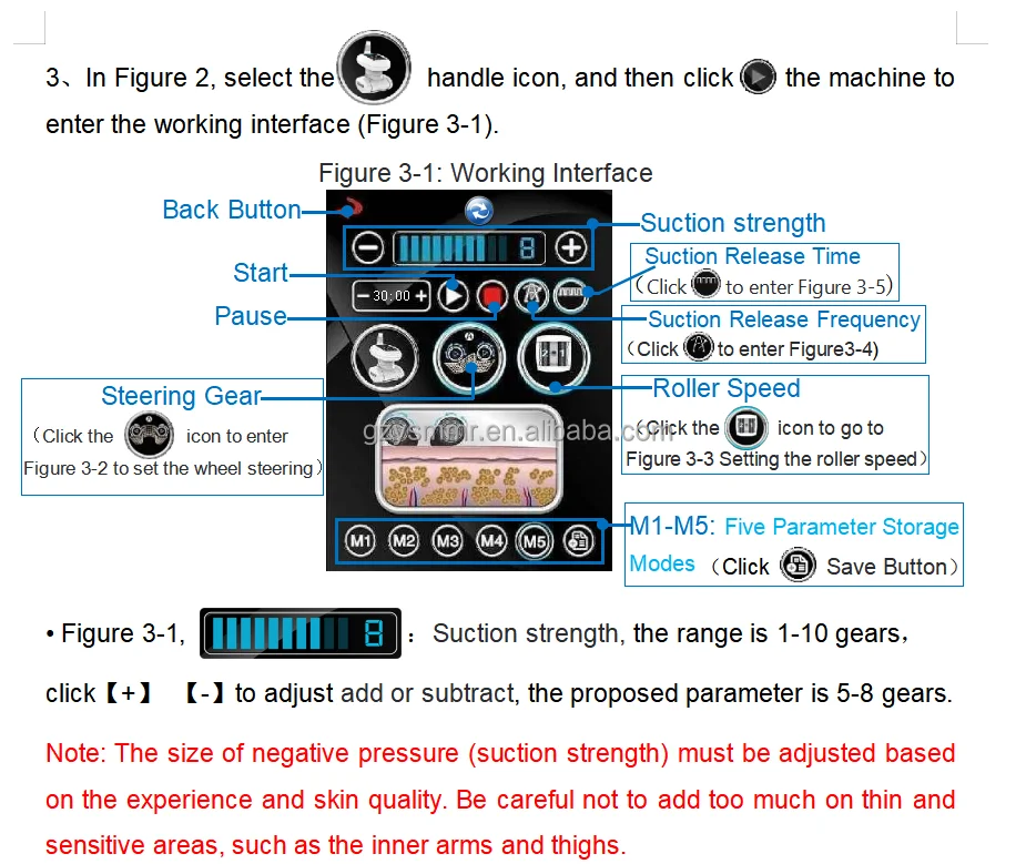 Advanced Desktop Body Sculpting Slimming Machine Skin Rejuvenation and Weight Loss for Head UK Plugs Type