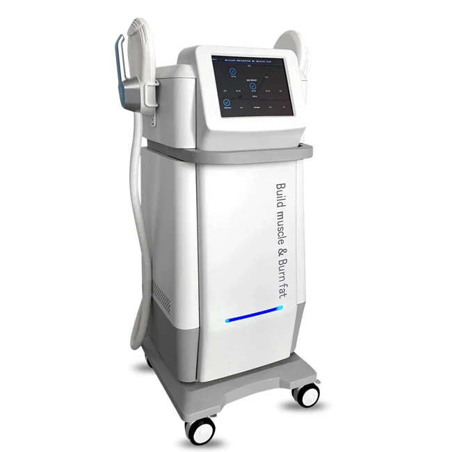 2 Handles Ems Body Sculpting machine High intensity Electromagnetic Training Muscle Machine ems muscle stimulator