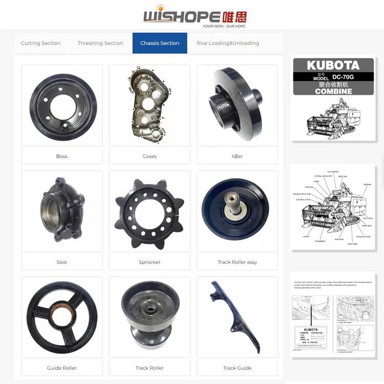 Hot Drive Chain Case Kubota Harvester Dc70 Part 5K101-31590 13 Teeth Harvester Triplex Chain Sprocket For Dc60 Spare Part