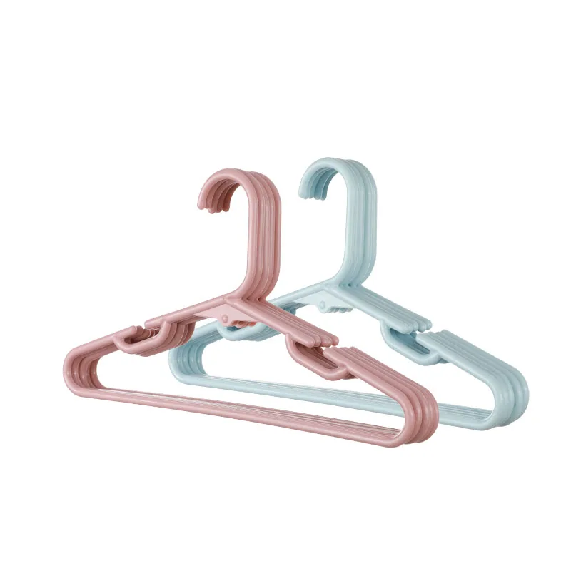 YIKAI Wholesale Factory Price Cheap Plastic Kids Soft Touch Hangers with Large Notched