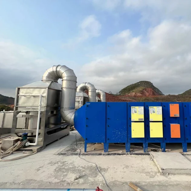 Electrostatic Precipitator ESP Remove industrial Fume Grease Tar Odor Electrostatic Air cleaner 30000M3/h Smoke Filter