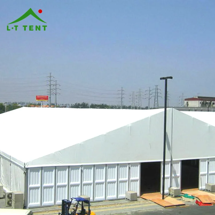 30x50m Large Heavy Duty Big Pvc Workshop Storage Hall Metal Prefabricated Aluminium Frame Industrial Temporary Warehouse Tent