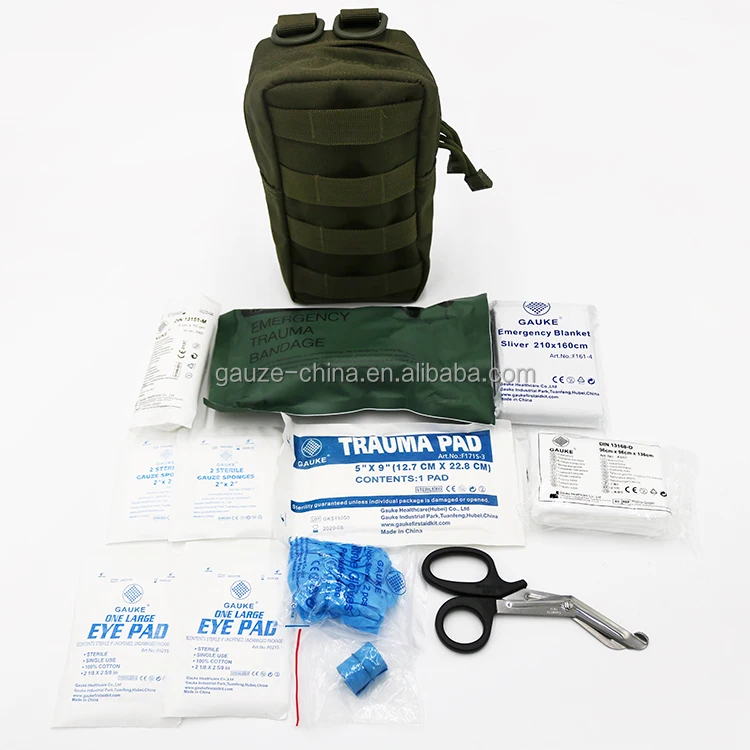 Outdoor disaster hurricane 72 hour emergency medical first aid kit ifak Camping Hiking Portable 90 Pieces First Aid Kit