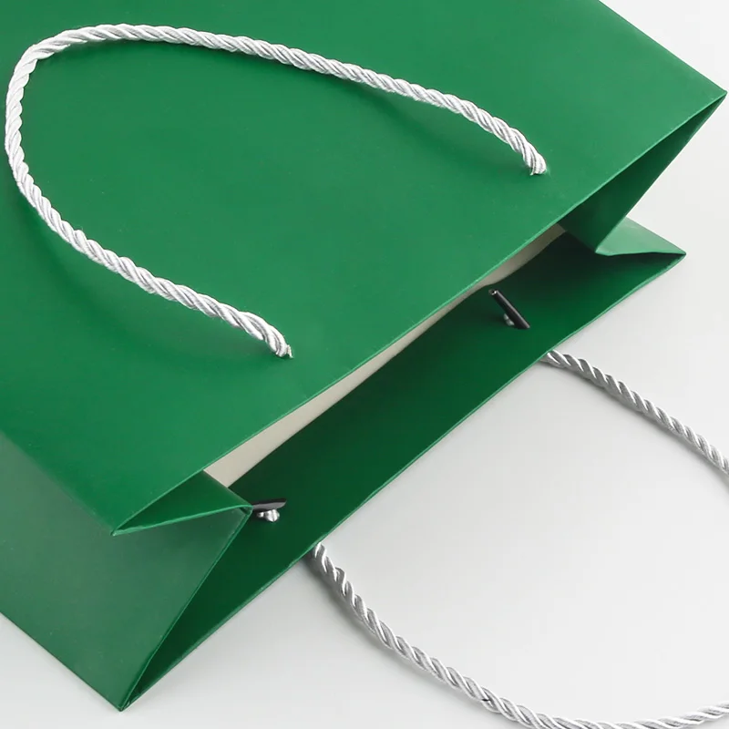 handles low price business supplier wedding with handle Colorful clothing bag with handle nature kraft paper shopping bag