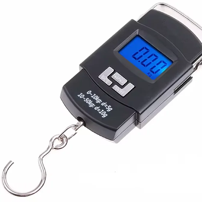 Цифровые весы для багажа чемодана 50 кг/10 г
