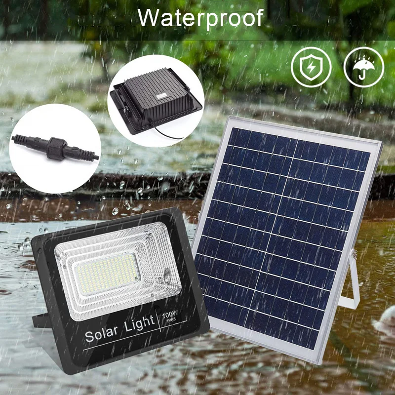 High Quality Led Flood Light Supporting OEM/ODM Ip67 Waterproof Solar Flood  Light