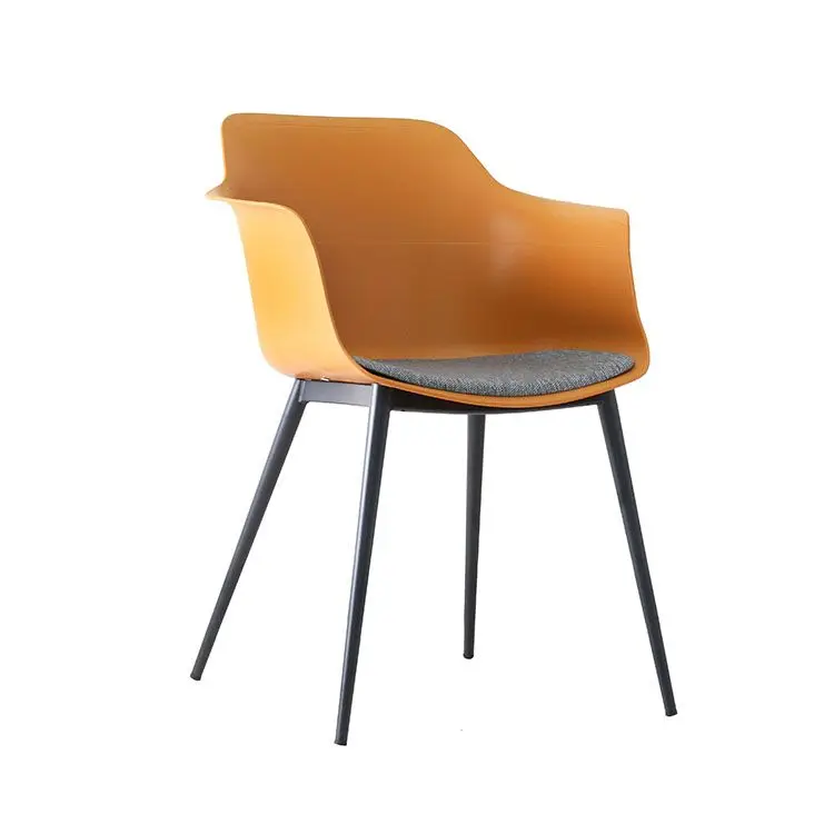 Стул Фошань для столовой, формальные модные стулья, Дубай, комната 8, 4 шт., садовый дизайн, датский индивидуальный изогнутый, кофейный, Повседневный, винтажный