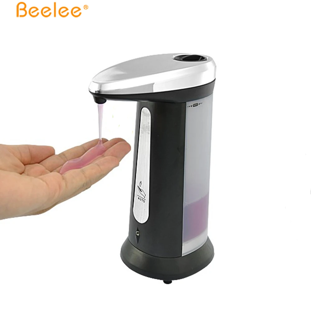 Beelee ABS Plastic 400ml Electroplated Automatic Liquid Soap Dispenser Smart Sensor Touchless Sanitizer Dispensador