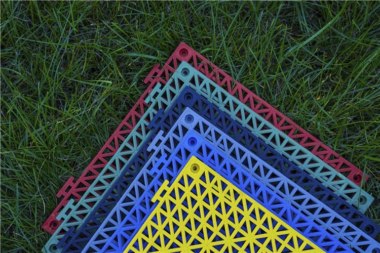 New Style Plastic Beautiful Floor Tiles Interlocking Drainage For Car Wash Shop