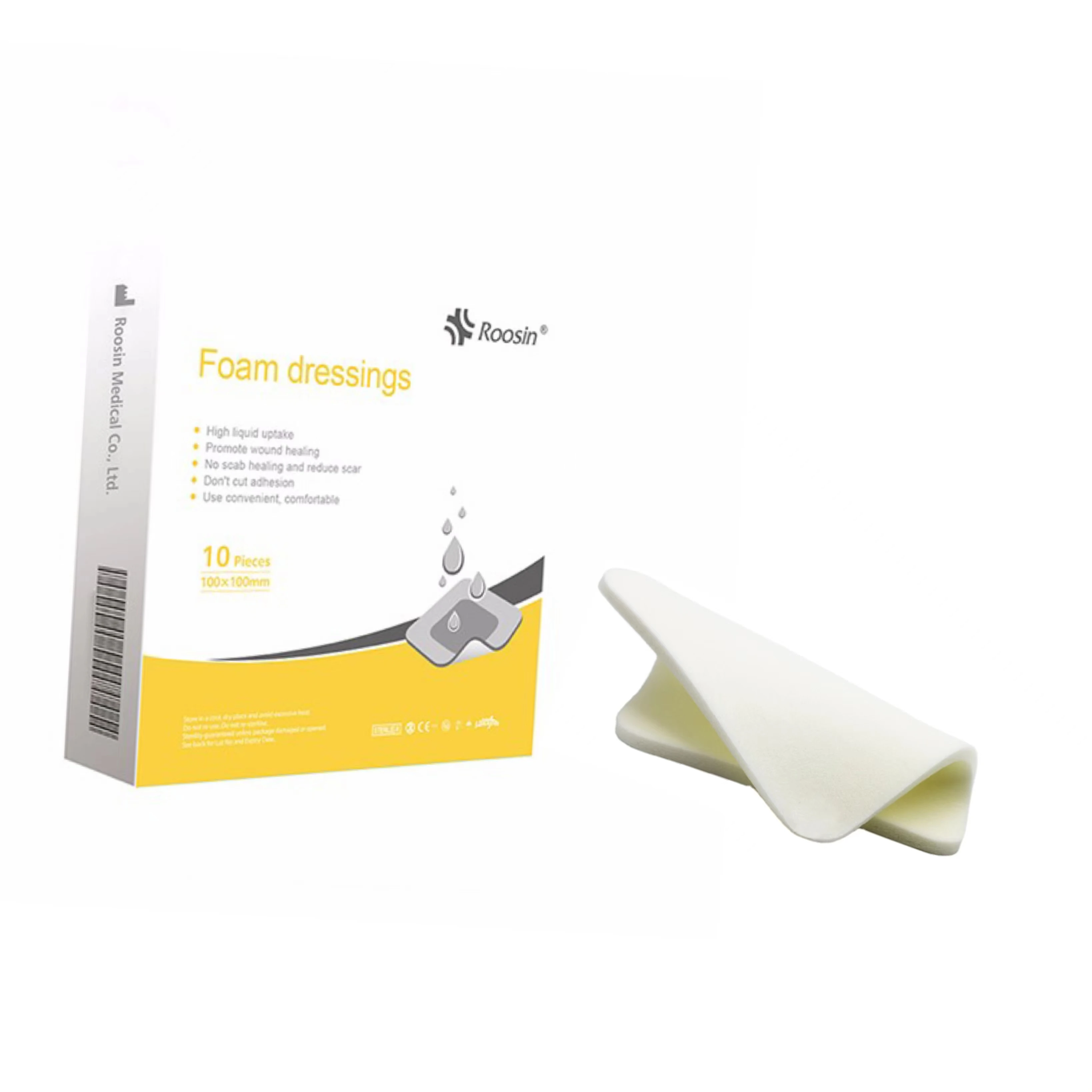 free sample Conforming stop bleeding foam medical dressing