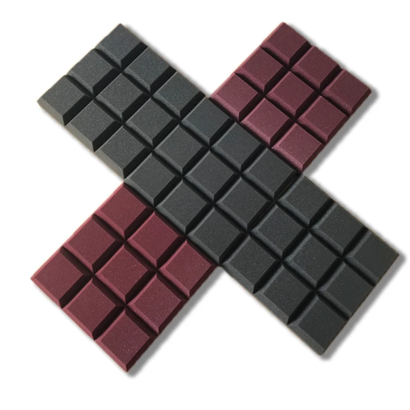 8PCS Acoustic Home Theatre  Acoustic Foam Panel for Studio Sound Absorption Polyurethane Material