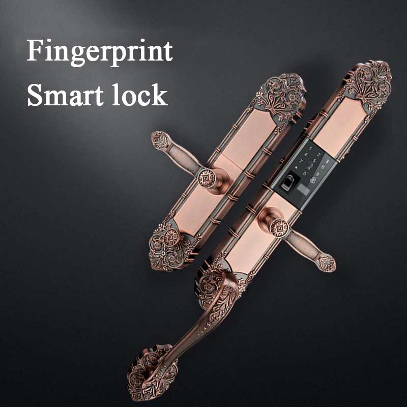 Fingerprint lock key electronic hidden key door intelligent smart digital locks for security
