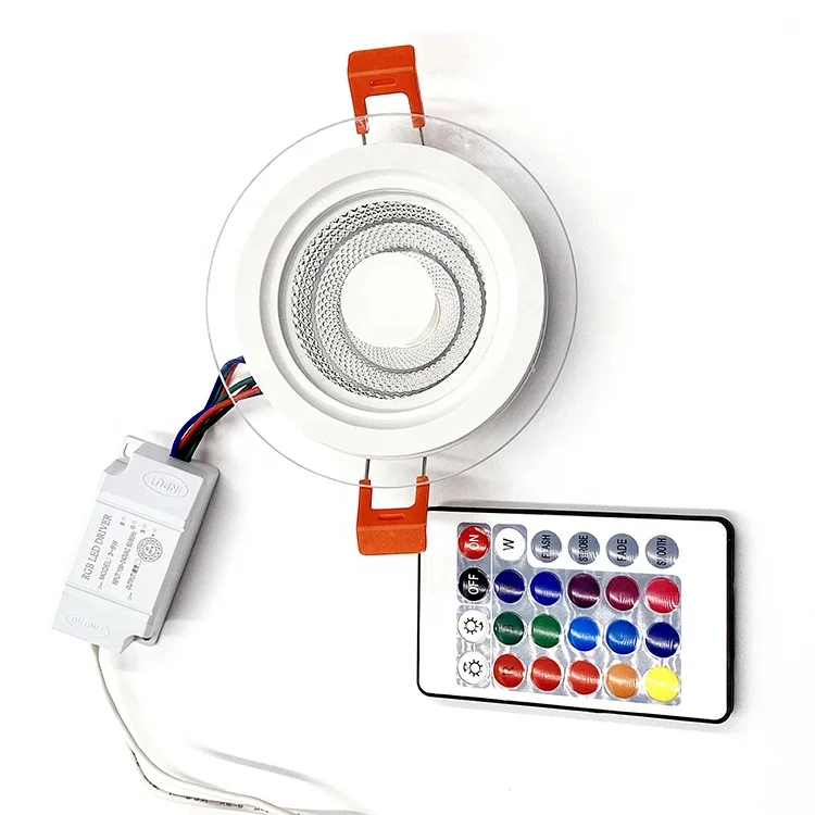 
High Quality Anti Glare Recessed Surface Mounted Led Rgb Downlight 