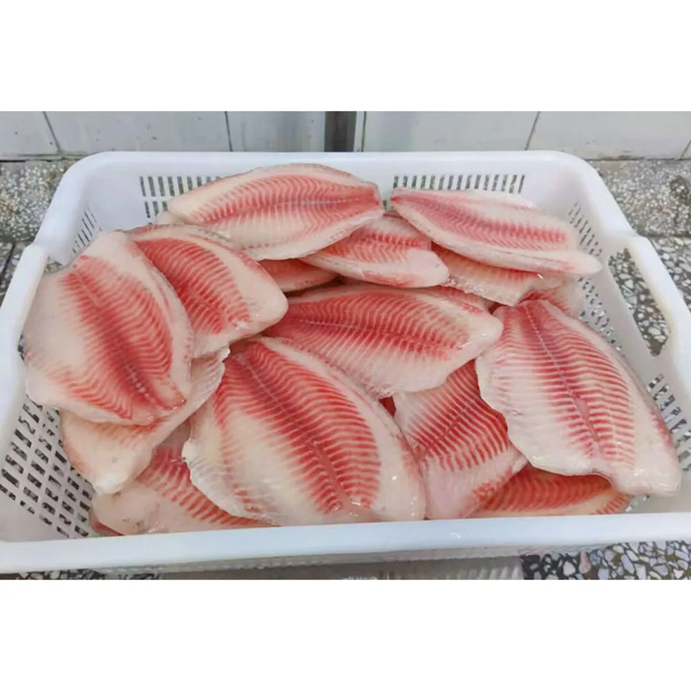 HACCP & BAP Approved IVP Frozen IQF Tilapia Fillet WIthin Skinless & Boneless Fillet CO Treated Fillet