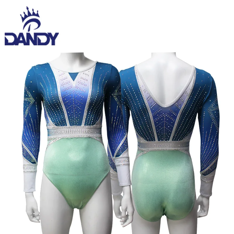 China Factory wholesale Kids Girls Printed Sleeveless Patchwork Leotards Jumpsuit Elastic Waist Shorts Shiny Gymnastics Dance