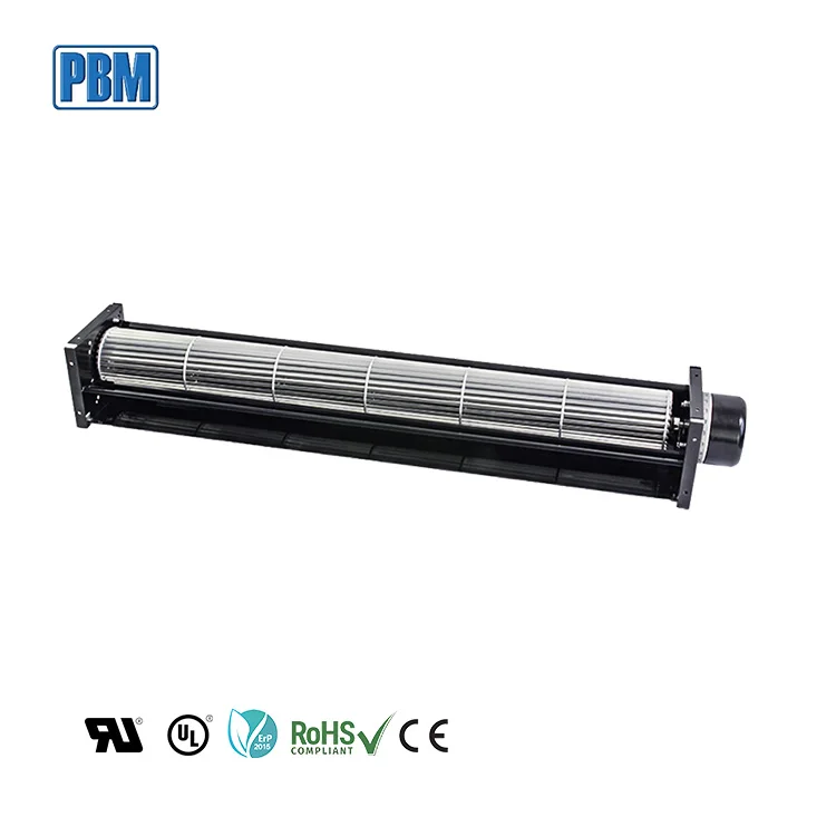 Hot Sale  Cross Flow Suppliers Useful Electric Fireplace 230v EC Tangential Fan with Blower