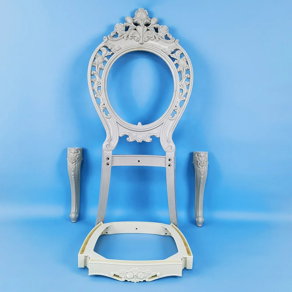 European Abs Plastic Dining Chairs Frame Base Parts Table Set Home Furniture Restaurant Dining Room Kitchen Accessories SY2068