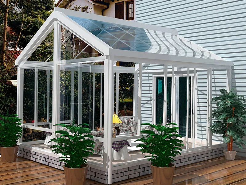 DSB 10 years warranty PVC for sales aluminum solarium room casement