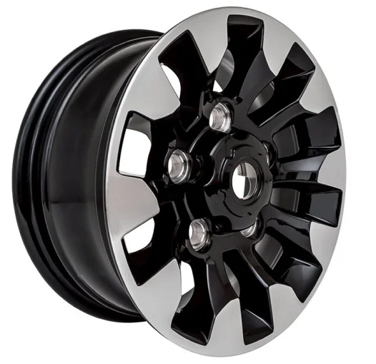 FLYWAY  16x7.0 Size  4x4 alloy wheel 5H165.1 for Land Rover Defender Black Diamond Cut Finish