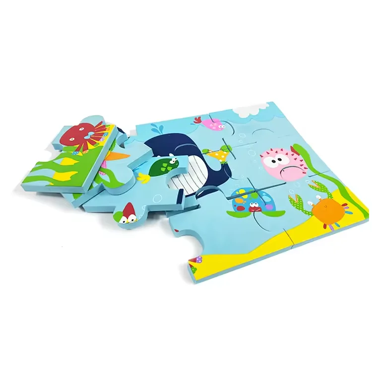 XYF Customized 1/5 EVA foam jigsaw puzzle DIY children educational toys foam puzzle mat