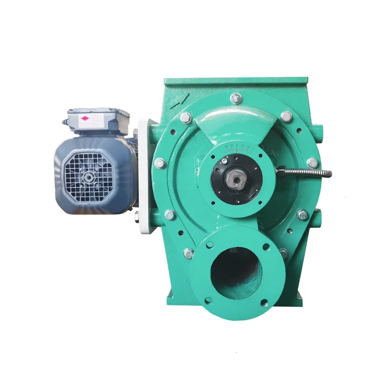 2022 hot sale wear resistant rice husk unloading rotary airlock valve under silos