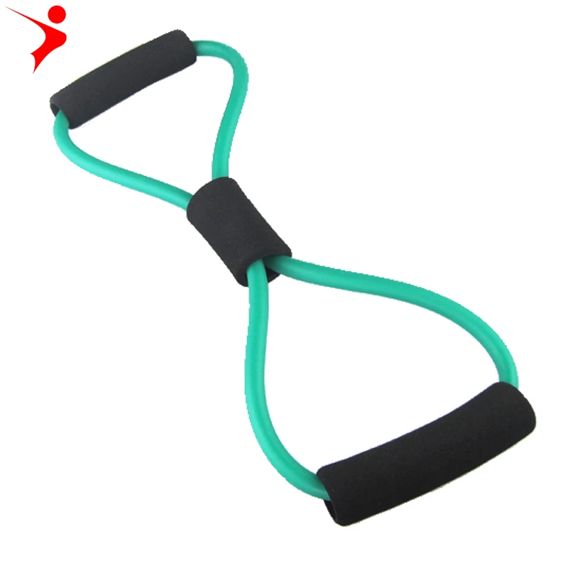 Eight-Character Chest Expander Rally Girl Child Rally 8 Word Chestnut Yoga Rubber Band Tension Rope