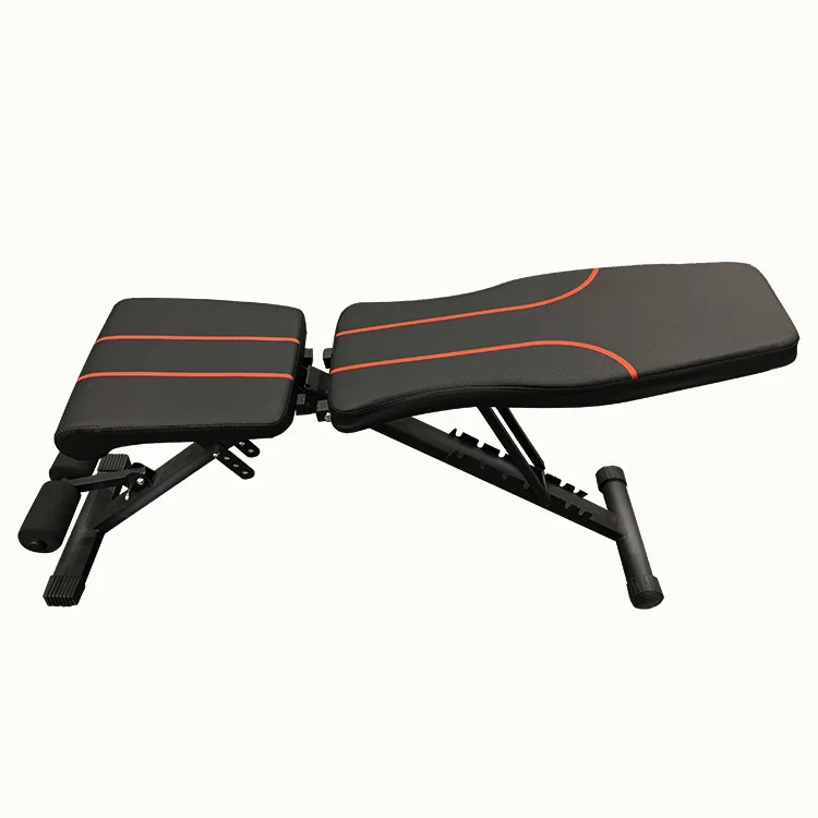 Wellshow Multi In stock wholesale training gym foldable fitness Press Barbell Bed adjustable weight Lifting dumbbell bench