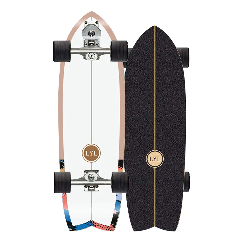 Высокое качество Surfskate S7 грузовик изготовленный на заказ 7 слоев Канада клена для серфинга катания