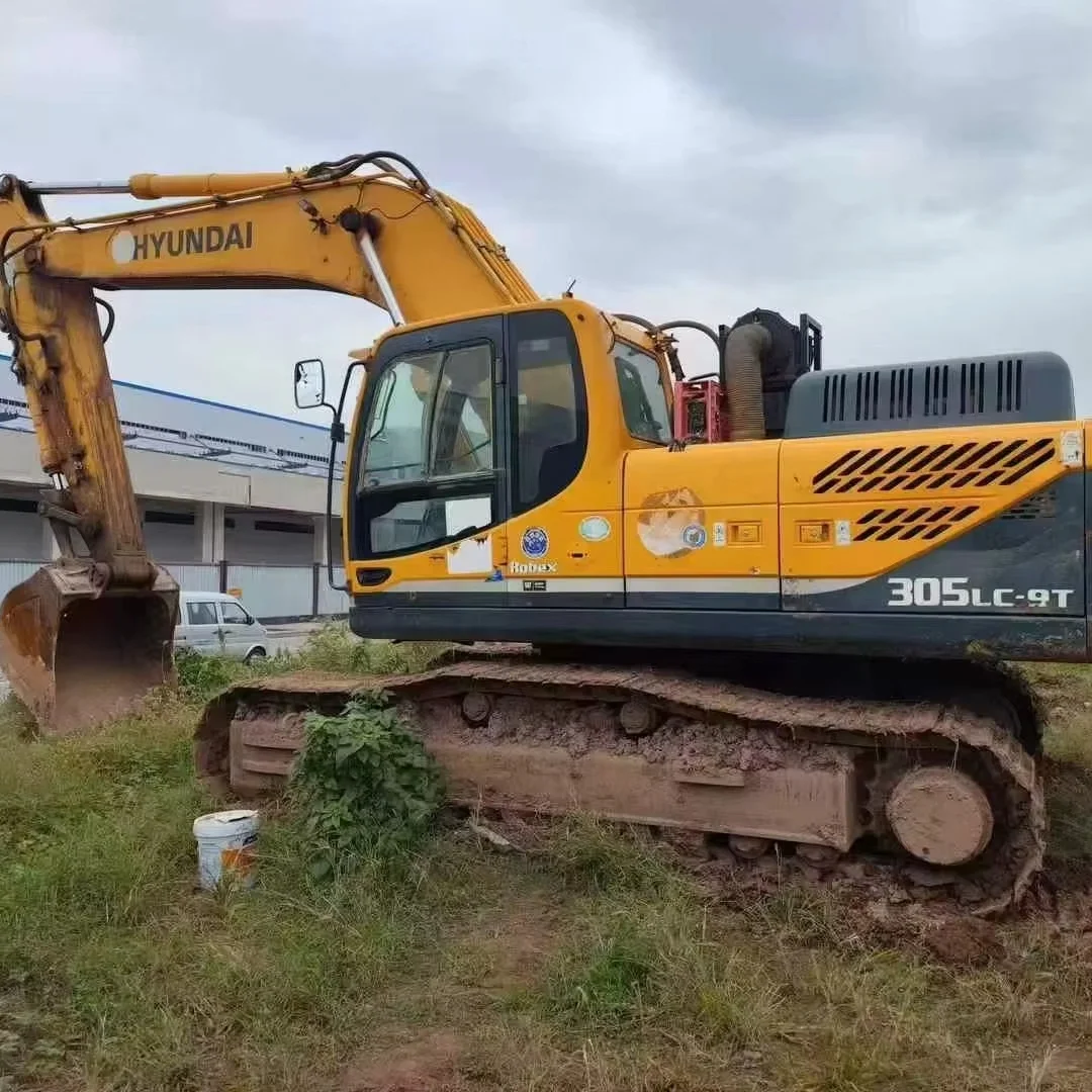 Экскаватор б/у корейский оригинальный HYUNDAI 305-9T Подержанный 30 тонн hyundai digger для продажи