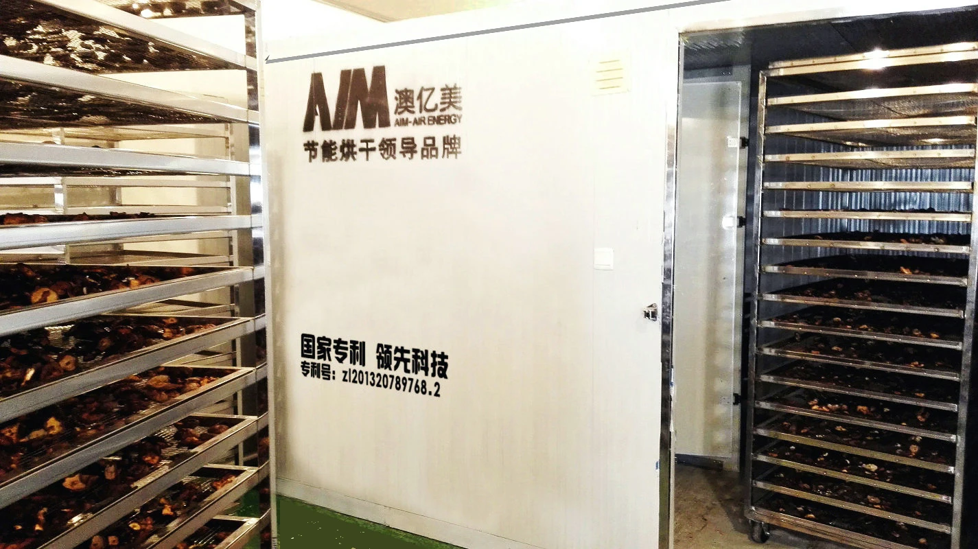 AIM Energy Saving Heat Pump SS 304 Automatic Ozone Room Type Plum Prunes Blueberry Dryer Drying Machine Equipment Dehydrator