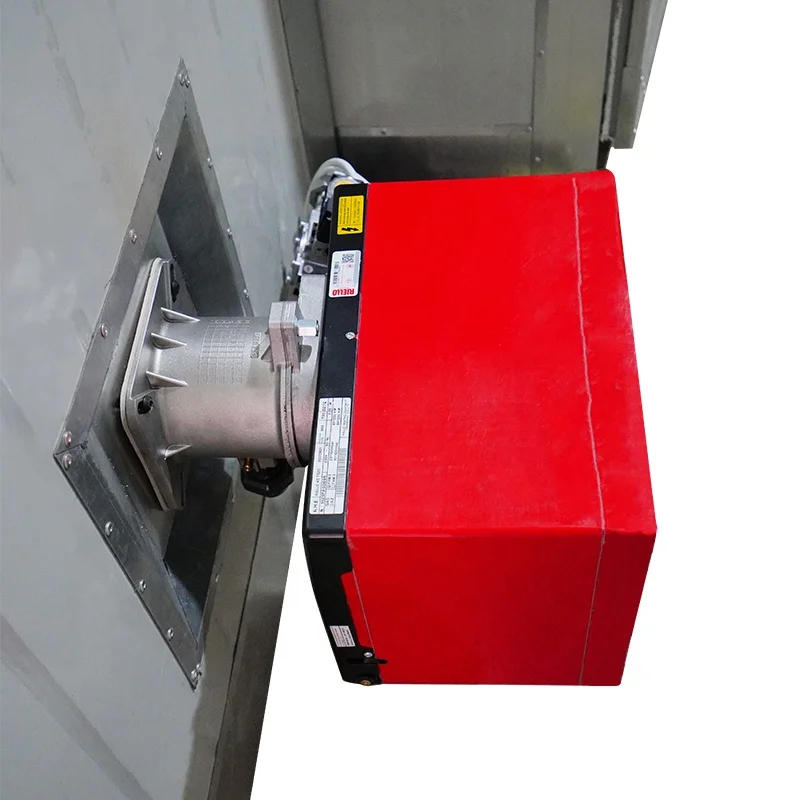 40 FS Powder coating curing drying oven   Riello gas diesel heating burner