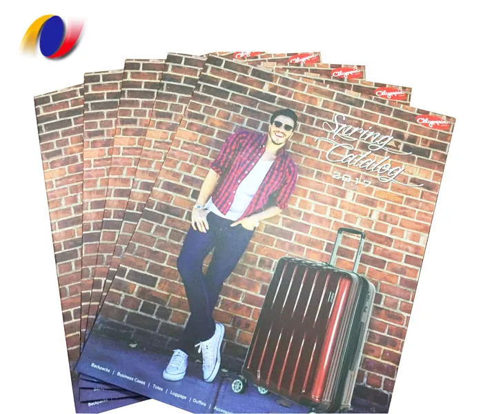 Пользовательский цветной каталог книг с офсетной печатью в мягкой обложке глянцевой ламинацией