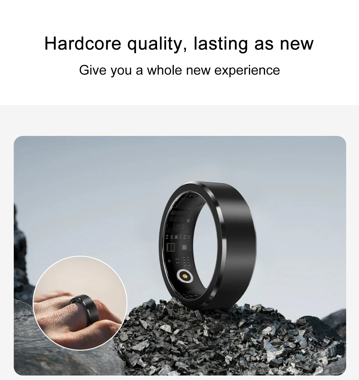 Hot Selling Smart Rings Fitness Tracker Health Monitoring Anillo 24h heart rate blood oxygen monitoring Smart Finger Ring