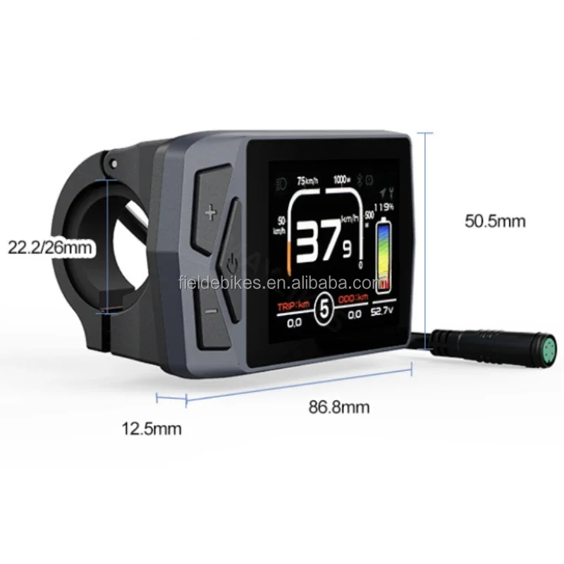 BAFANG B02 ebike LCD Waterproof Display adaptation BBS HD hub motor computer for APP accessibility
