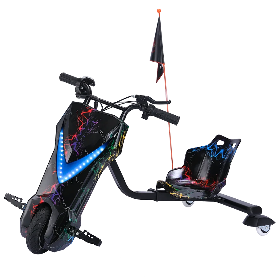 3 Wheel Electric Scooters Electric Drift Cart Safty Drift Tricycle Kids Toy Drifting trike