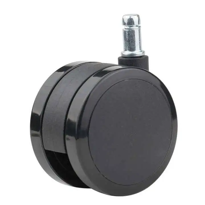 Wholesale office chair caster For All Types Of Furniture PU Removable Office Chair 60mm Caster Wheel