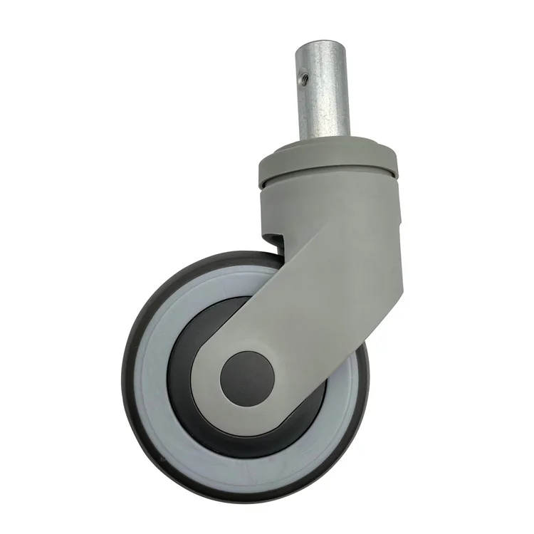 Front Wheelchair Wheels Replacement Caster Bearing Universal for Medical Wheelchair Accessories Parts PU 2 Years 3/4/5 Inch