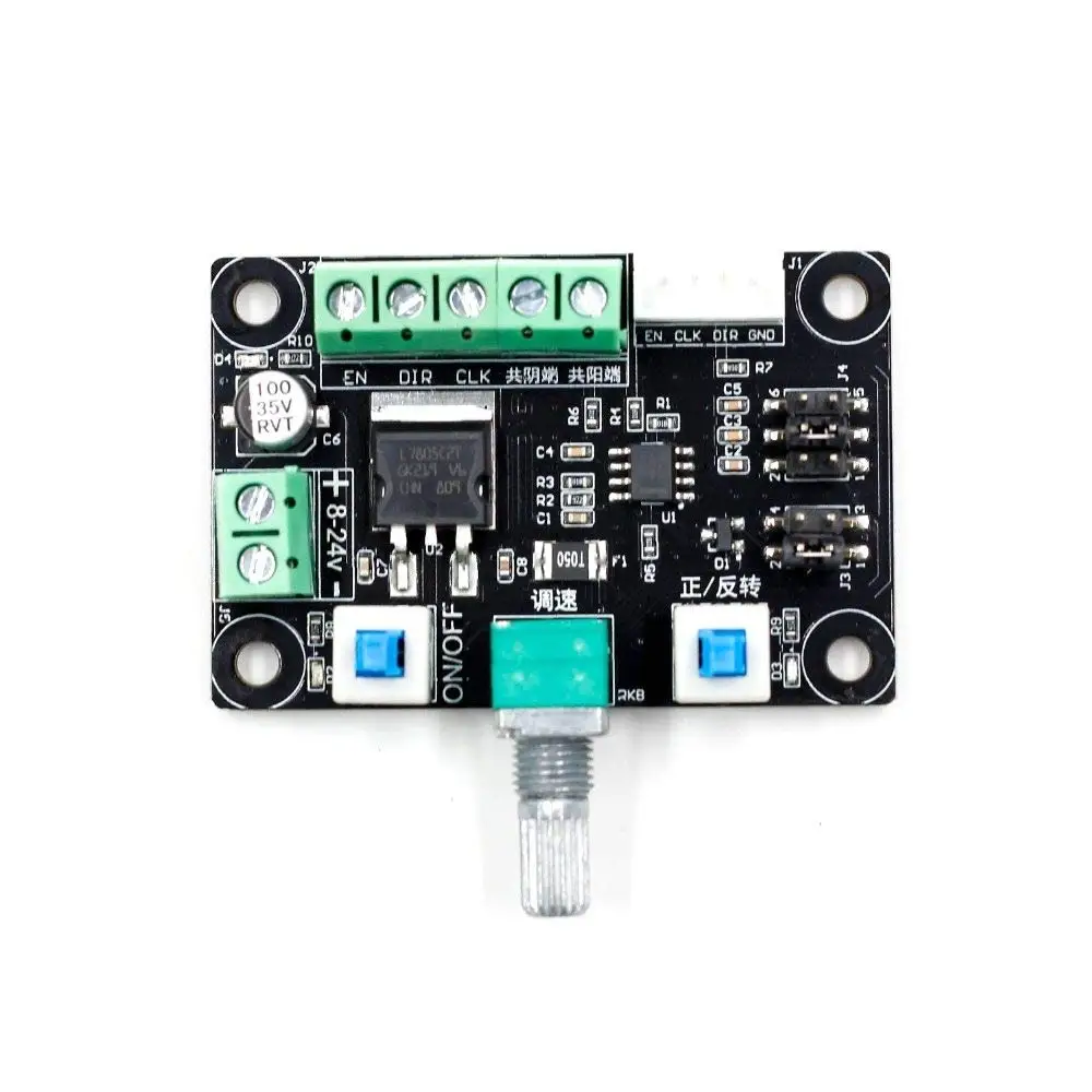 DC 12V 24V Pulse Signal Generator for Stepper Motor Driver Controller Speed Regulator