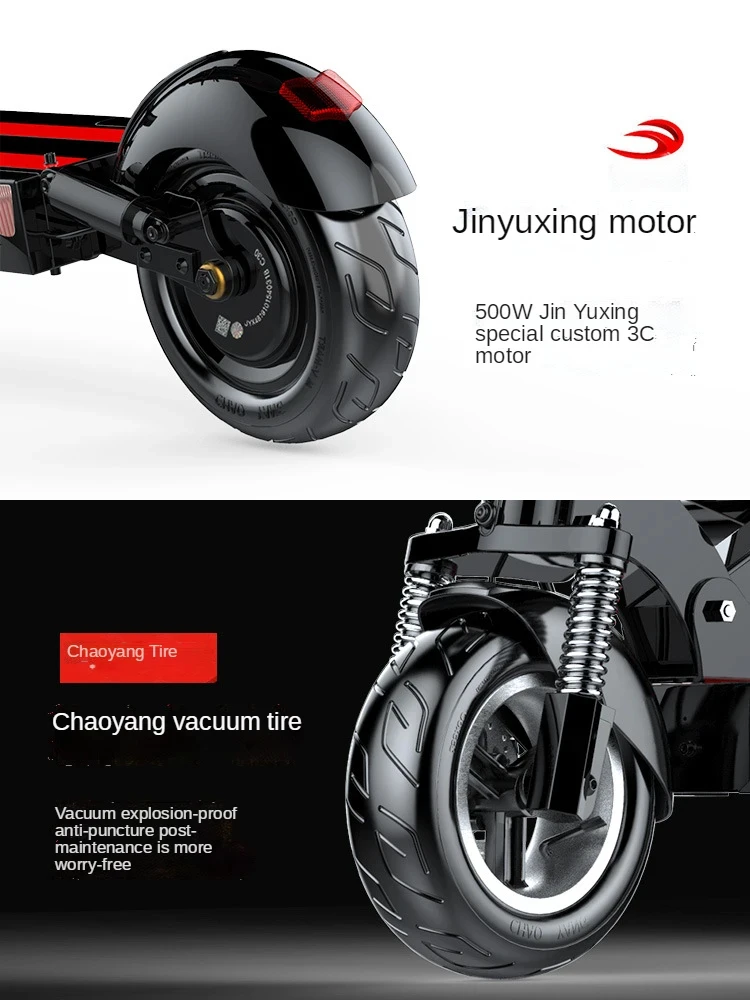 XULUP Q13 Electric Scooter Parent-Child Car Adult Mini off-road foldable 500W 1000W Electric scooter for commuting portable